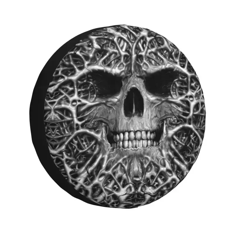 

Custom Skull Roots Spare Tire Cover for Toyota RAV4 Prado Horror Death Skeleton 4WD 4x4 SUV Car Wheel Protector 14" 15" Inch