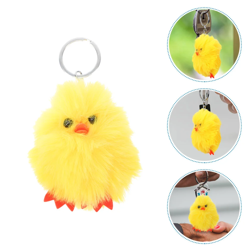 

Chicken Keychain For Women Handbag Purse Charm Backpack Keychain Fluffy Keychain Supply