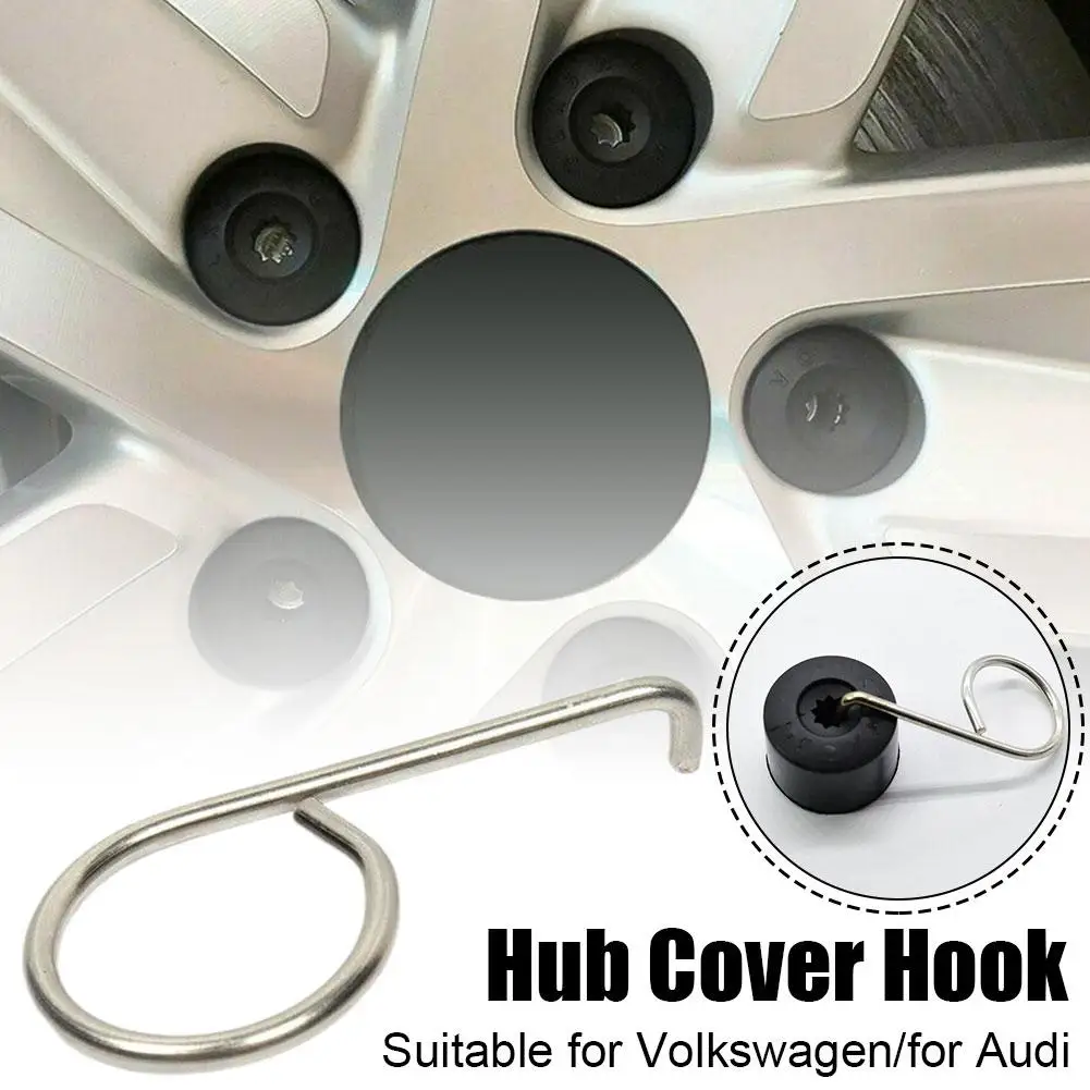 Hub Cover Pull Hook Wheel Screw Caps Hub Cover Pull-off Hook Fits Removing Wheel Nut Cap Tool Automotive Accessories hub cover pull hook