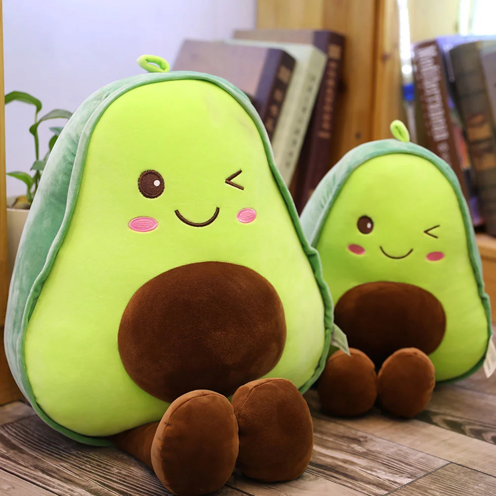

1pc Avocado Plush Pillow Cartoon Throw Pillow Avocado Plush Toys for Home