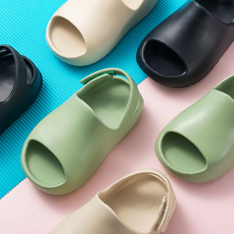 2024 Hot Kids Sandals Baby Toddler Slip On Fashion Boys Girls Foam Beach Summer Slides Eva Children Lightweight Water Shoes