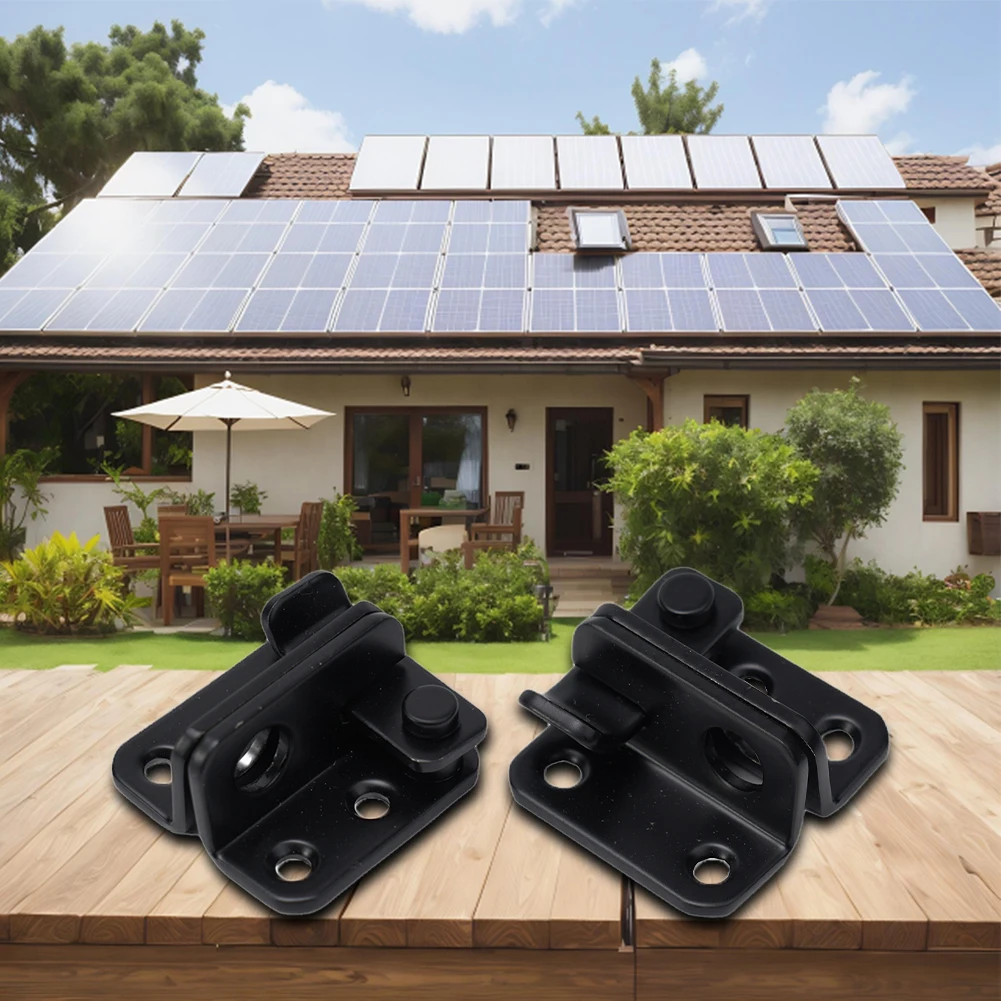 Free Punching Wardrobe Door Bolt Latch Drawer Lock Safety Stainless Steel Door Lock Locker Hardware Accessories