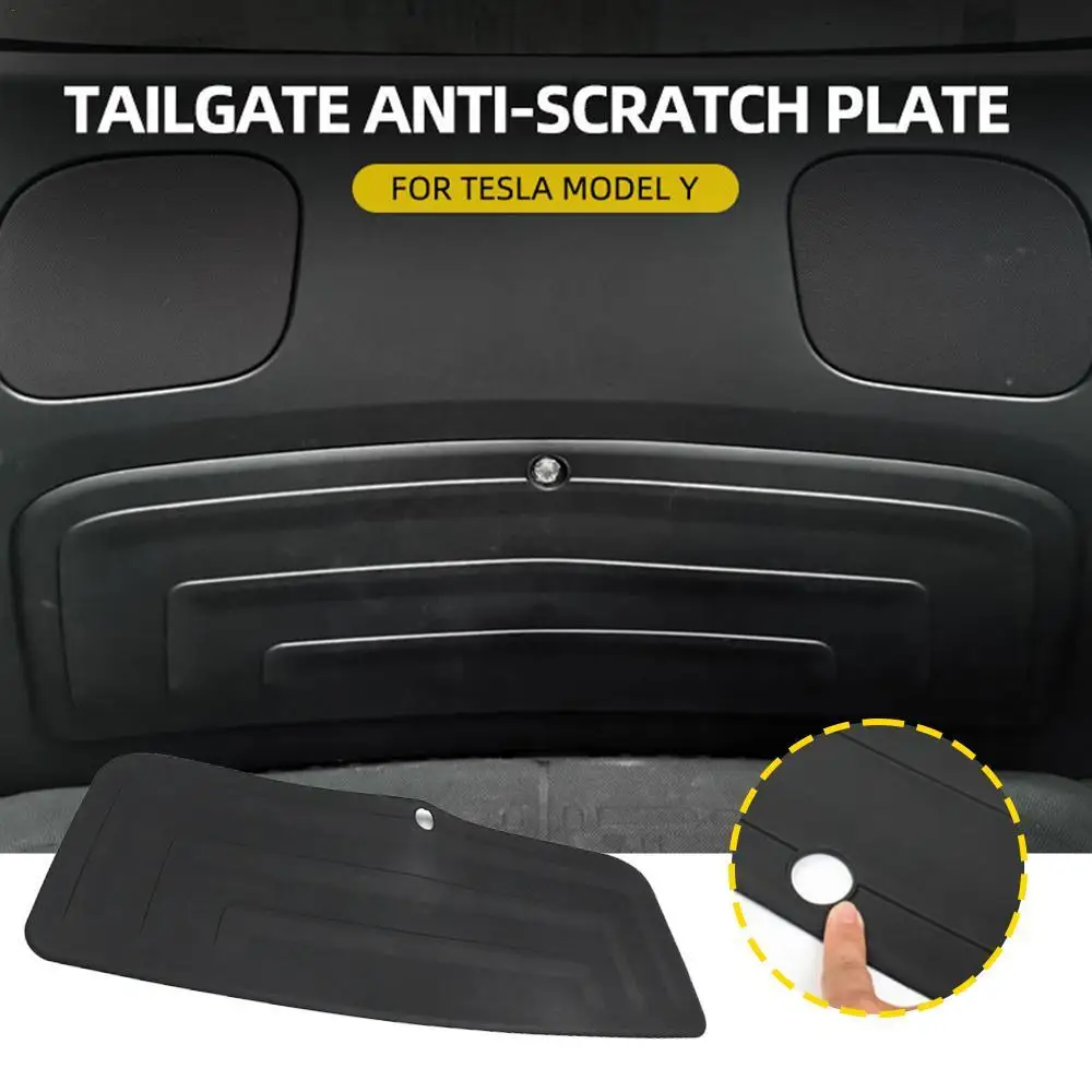

for Tesla Model Y Rear Trunk Tailgate Protective Pad Car Interior Modification Accessories Waterproof Tailgate Inner Pad