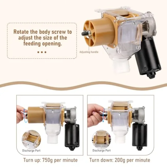 Automatic Chicken Feeder with Timer, 6 Groups of Timed and Fix-quantity Chicken Feeders No Waste and Duck Feeder for Chickens,