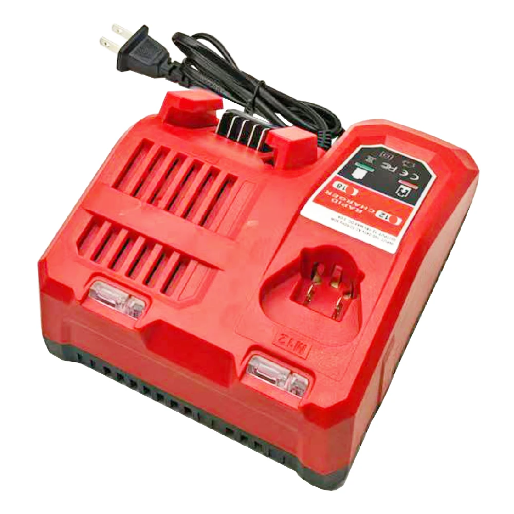 Werkzeugteile für Milwaukee 12V 14,4V 18V Lithium-Batteriegehäuse für M12 für M14 für M18 für M12B2 für M14B4 48-11-1840 Ladegerät – Detail 2