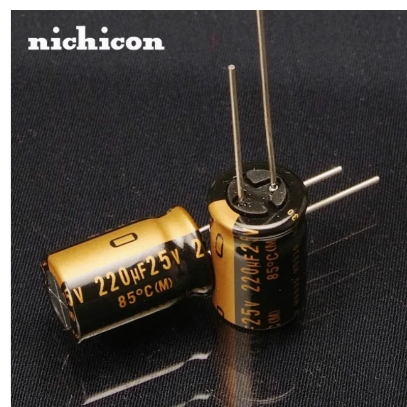 10 stücke Neue Nichicon MUSE KZ Serie 25V 50V 100V 10UF 22UF 33UF 47UF 100UF 220UF 470UF 1000UF Hallo-fi Audio Kondensator Kupfer Füße – Detail 6
