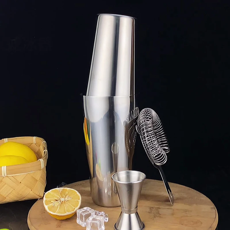 Mixer Wine Boston Shaker Martini Cocktail Shaker Bar Set Stainless Steel Cocktail Stand Drink Party Bar Accessories cocktail shaker