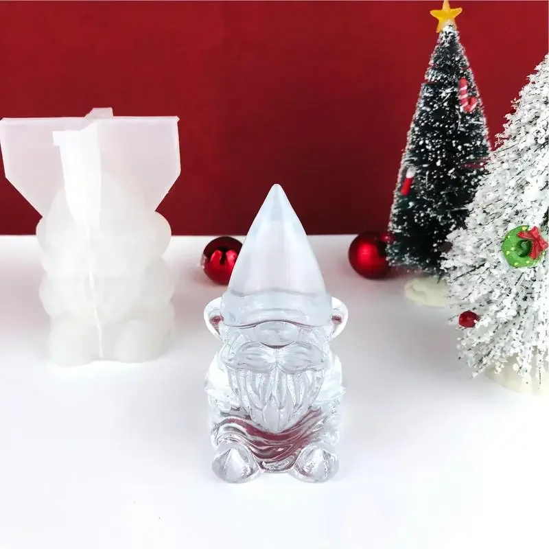 Stampo per gnomo 3D stampo per gesso nano epossidico stampi in Silicone per  gnomo per decorazioni natalizie 3D stampo per aromaterapia nano di natale  fai da te - AliExpress