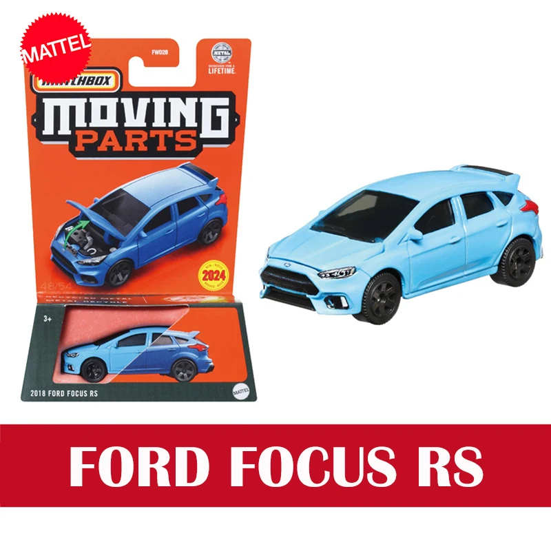 

Original Mattel Toys Matchbox Car 1/64 Diecast Moving Parts 2018 Ford Focus Rs Vehicle Model for Boys Collection Birthday Gift