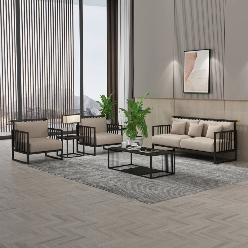 Nordic Leather Office Sofas Chaise Luxury Individual Sleeper Accent Lounge Office Sofas Sectional Bureau Meuble Furniture