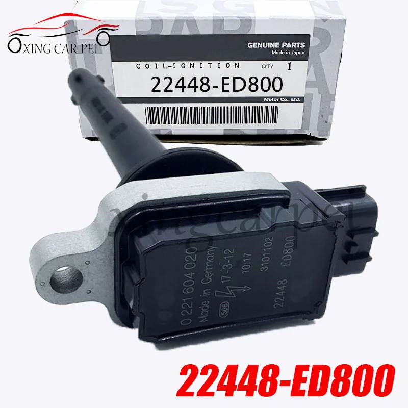 1pc Car Ignition Coil Igniter 22448-ED800 for NISSAN Sentra Tiida Micra K12 X-Trail T31 C11 Auto Part