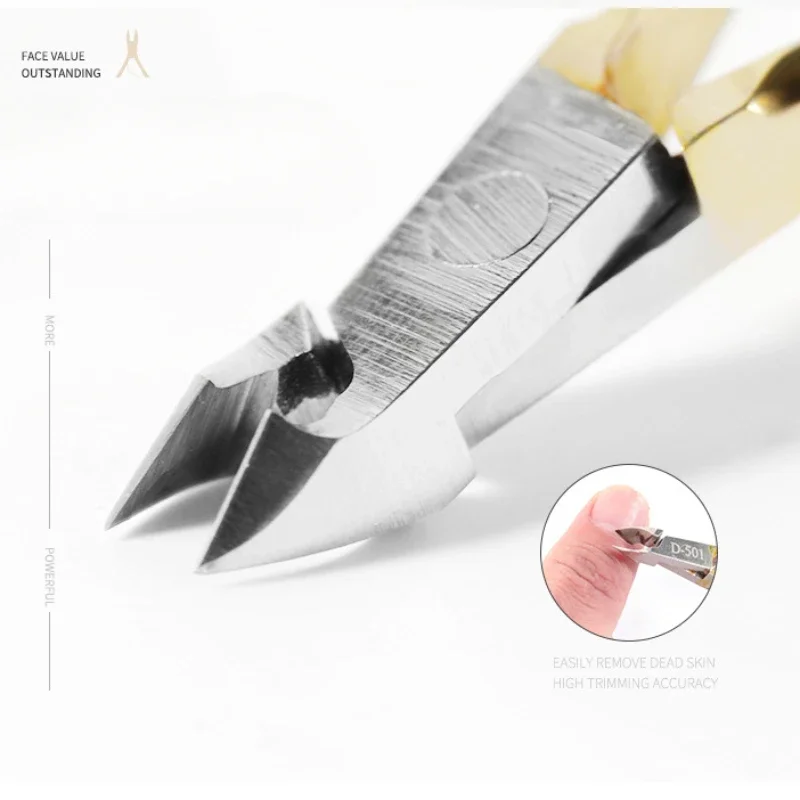 Professional Stainless Steel Cuticle Nail Nipper Clipper Nail Art Manicure Pedicure Care Trim Plier Cutter Beauty Scissors Tools 3