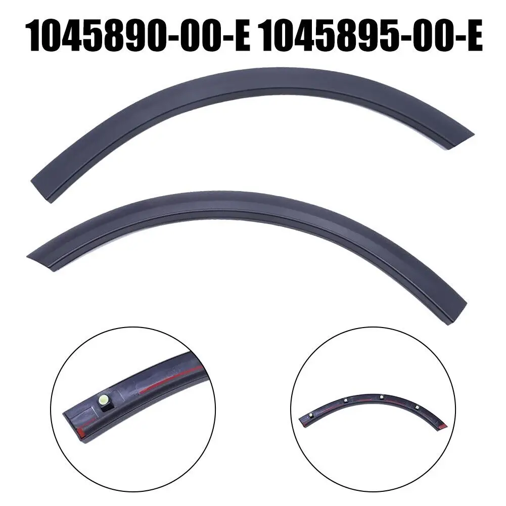 

Rear Driver &Passenger Side Wheel Arch Door Molding For Tesla Model X 2016-2021 Electric Vehicle Part 1045890-00-E 1045895-00-E