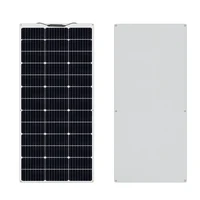 XINPUGUANG  Panneau Solaire Flexible 18V 100W Cellule Solaire 150W 200W 300W 400W Photovoltaïque Pour Voiture/Maison/Camping/Balcon Batterie de Charge Solaire Monocellulaire Etanche Flexible Solar Panel Sets 2
