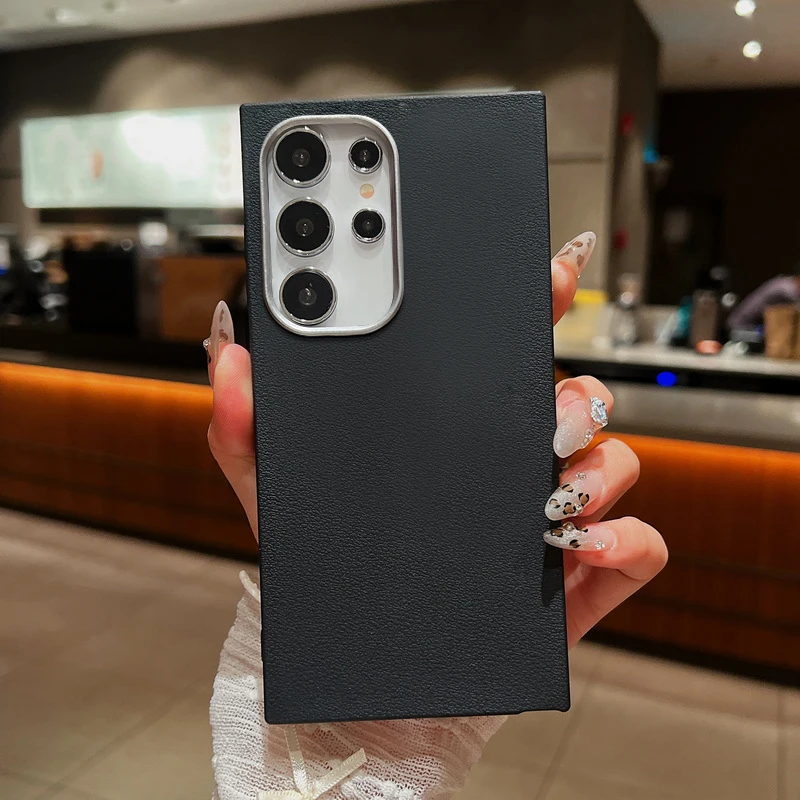 Leather Texture TPU Phone Case – Sleek and Durable Protection Cover