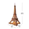 Robotime Rolife Night of the Eiffel Tower 3D Wooden Puzzle for Teens Adult Miniature Views of Famous Buildings Toys Decoration 6