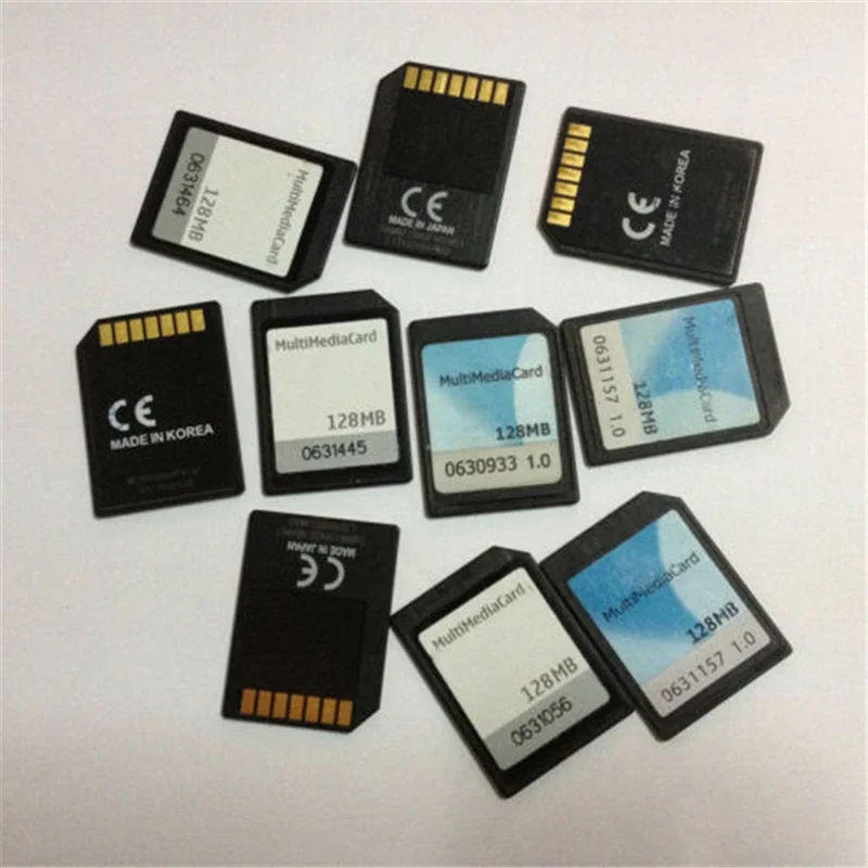 MMC 메모리 카드 멀티미디어 카드, 128MB MMC 카드, 자동차 오디오, 휴대폰, 공장 테스트, QD 카메라 프린터 장착, 7 핀