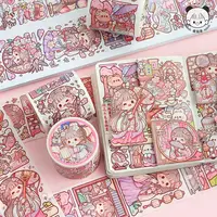 Telado Cherry Blossom Appointment Hand Tent Adhesive Tape Special Oil Sticker  Painting Whole Roll Cute Material Sticker 3M 1