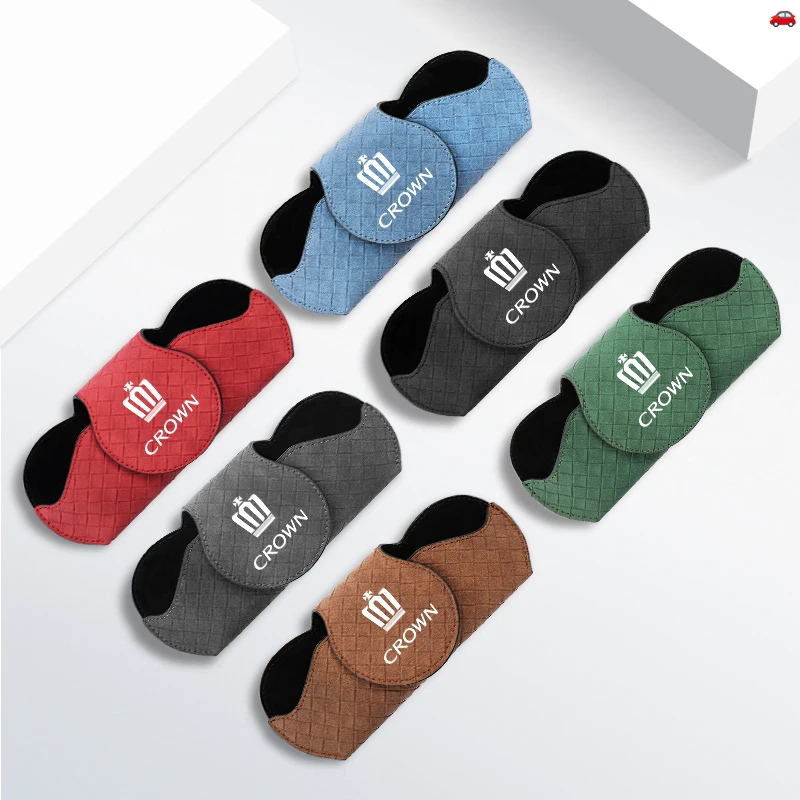 자동차 인테리어 안경 클립 자동 선 바이저 선글라스 홀더 도요타 크라운 JZS171 JZS171W JZX175 JZX171 GRS180 181 182 183 184