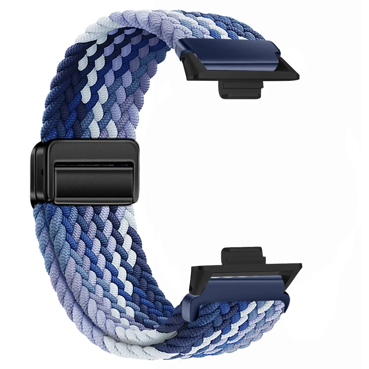 Nylon Braided Magnetic Buckle Strap - Breathable & Comfortable Replaceable Band