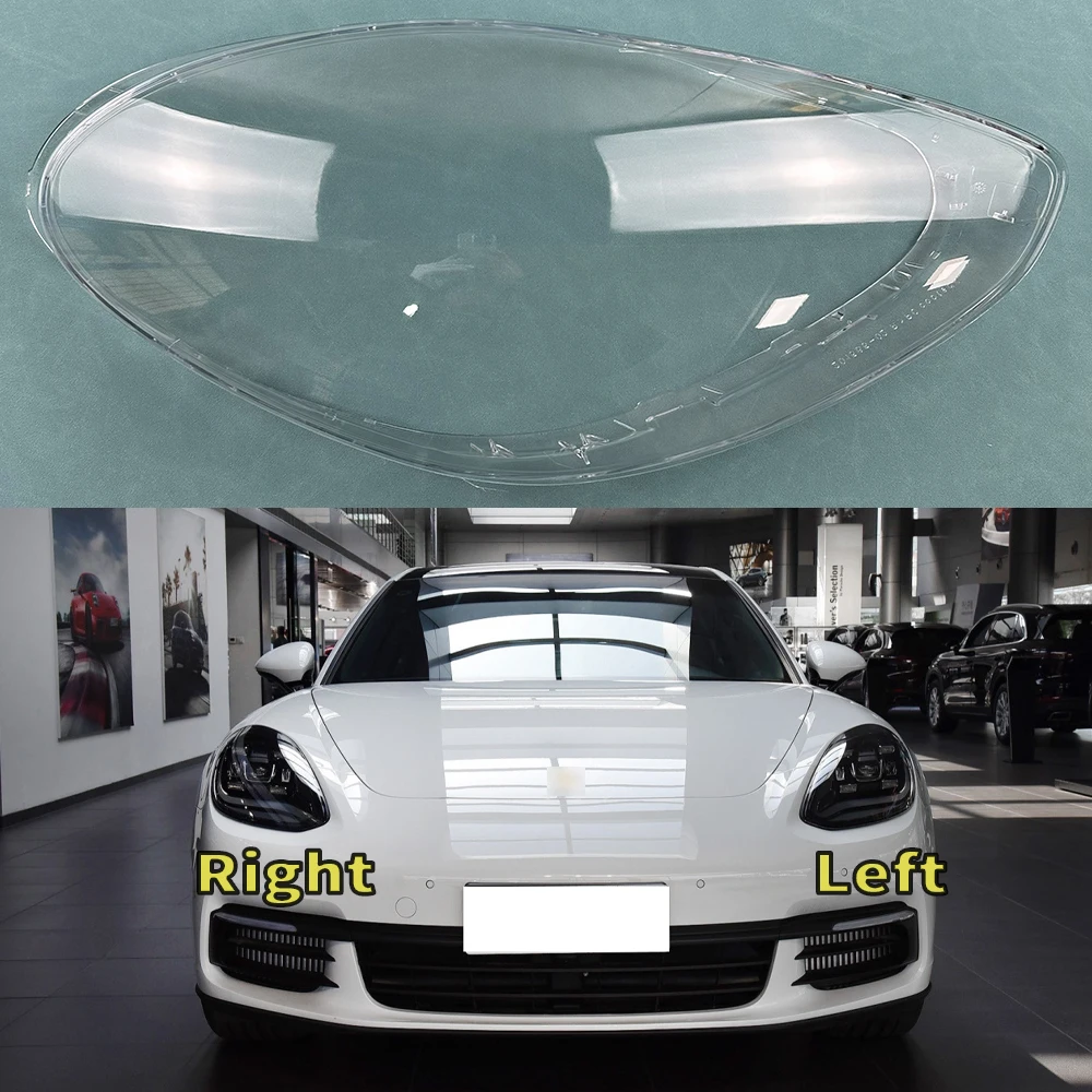 

For Porsche Panamera GTS 2017-2023 Car Front Headlight Cover Auto Headlamp Lampshade Lampcover Head Lamp light glass Lens Shell