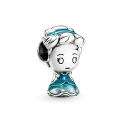 Potdemiel Pure Silver Card Charm Pendant (Colorful)
