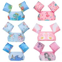 Baby Float Cartoon Arm Sleeve Life Jacket Swimsuit Foam Safety Swimming Training Floating Pool Float Swimming Ring 2