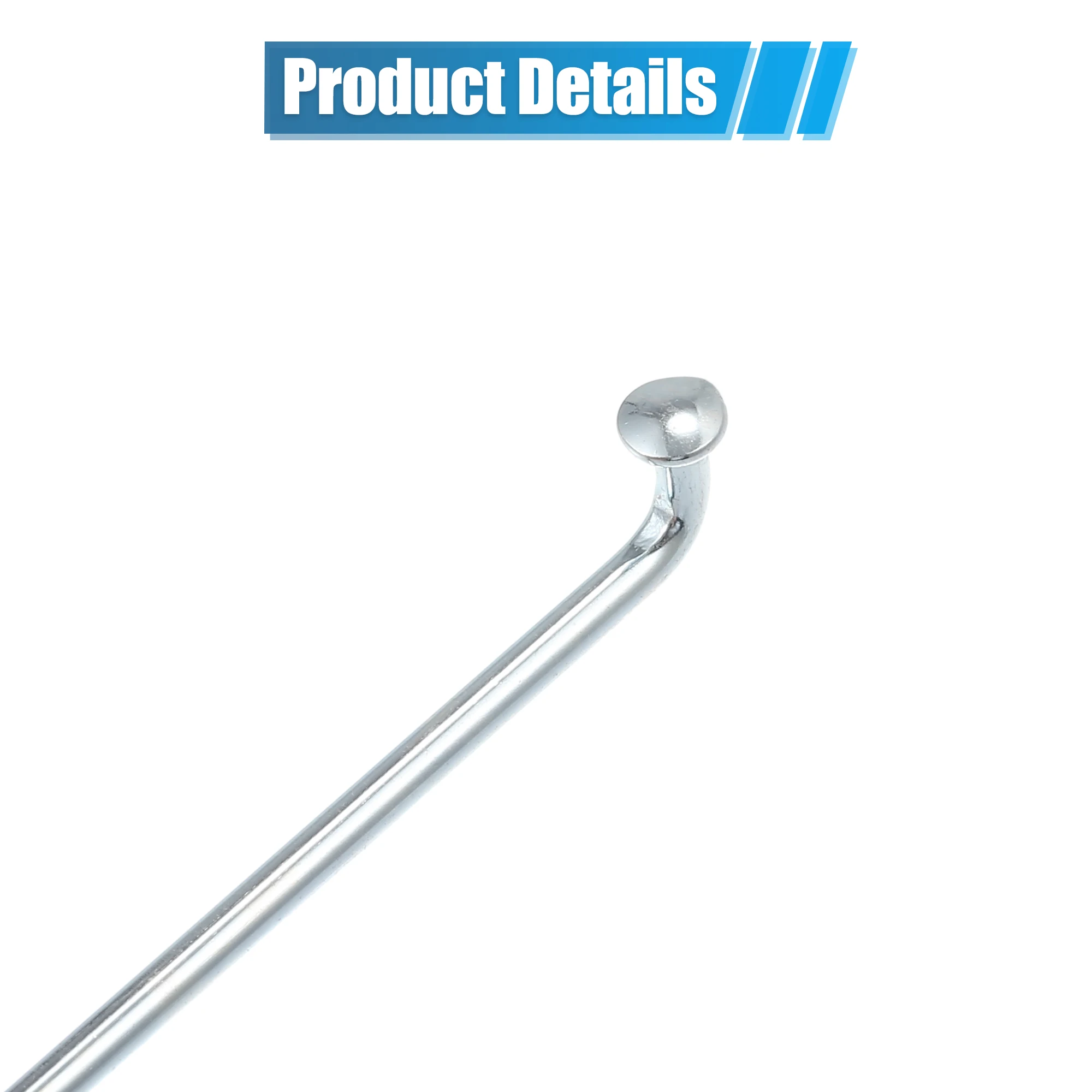 24pcs 13G J Bend Bicycle Galvanized Spokes 188mm 214mm 230mm 266mm 268mm Bike Spoke With Brass Nipples Steel Spokes