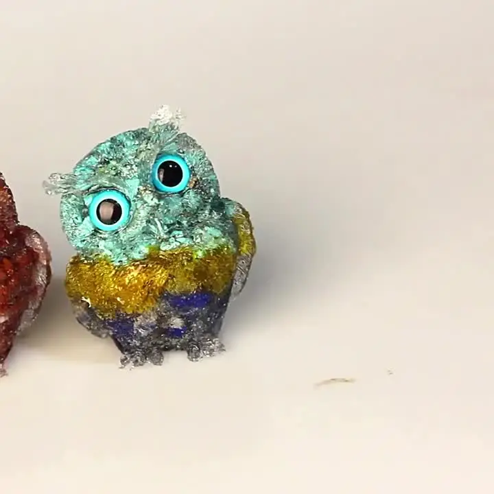 Кристальная сова из смолы UTCdir