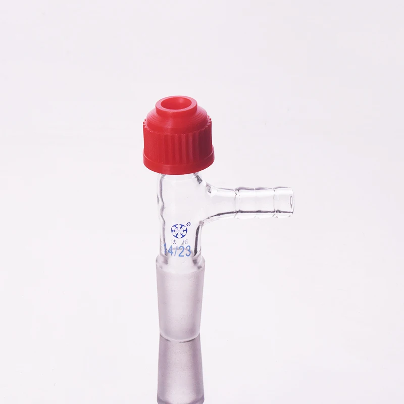 

Small nozzle interface adjustable thermometer connector,Joint 14/23,Screw Thermowell with small nozzle