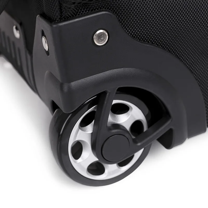 2 In 1 Trolley Backpack Business Travel Bag Large Capacity Multifunctional Luggage Waterproof Suitcase Laptop Backpack