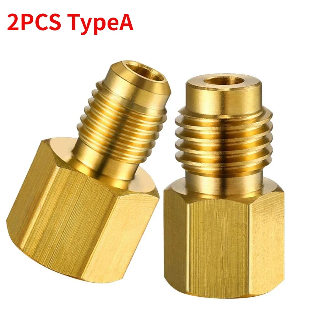 R410a 어댑터 5/16 SAE F 퀵 커플러 - 1/4 SAE M 플레어 5/16 SAE M - 1/4 SAE