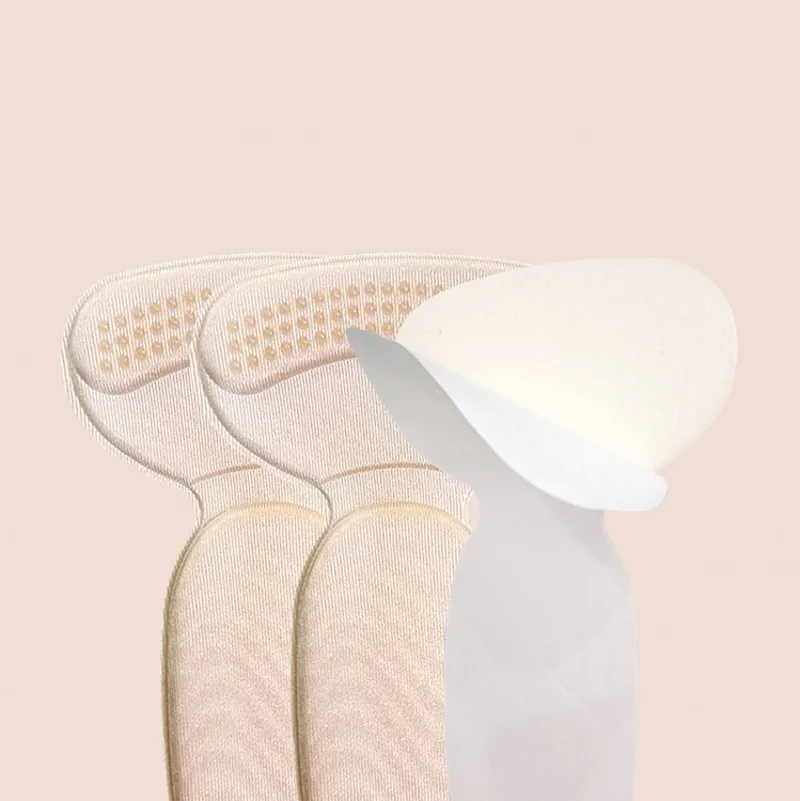 Relieve Pressure Pain Shoes Pad 2-in-1 Heel Sticker for Women Men Wear-resistant Foot Insole High Heels Padding Sock Cushion