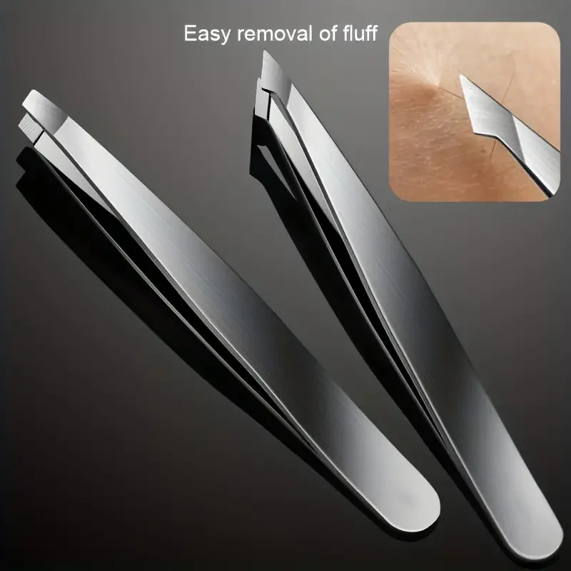 4pcs professional tweezers-great for eyebrow hair removal, pruning and inward growing hair removal for men and women 6