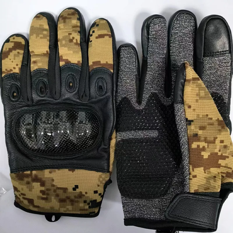 Level 5 Anti-Cut Safety Gloves, Anti-Static, Touch Screen Compatible Gloves, Camo Steel Wire, Metal Mesh, Cut-Resistant Gloves