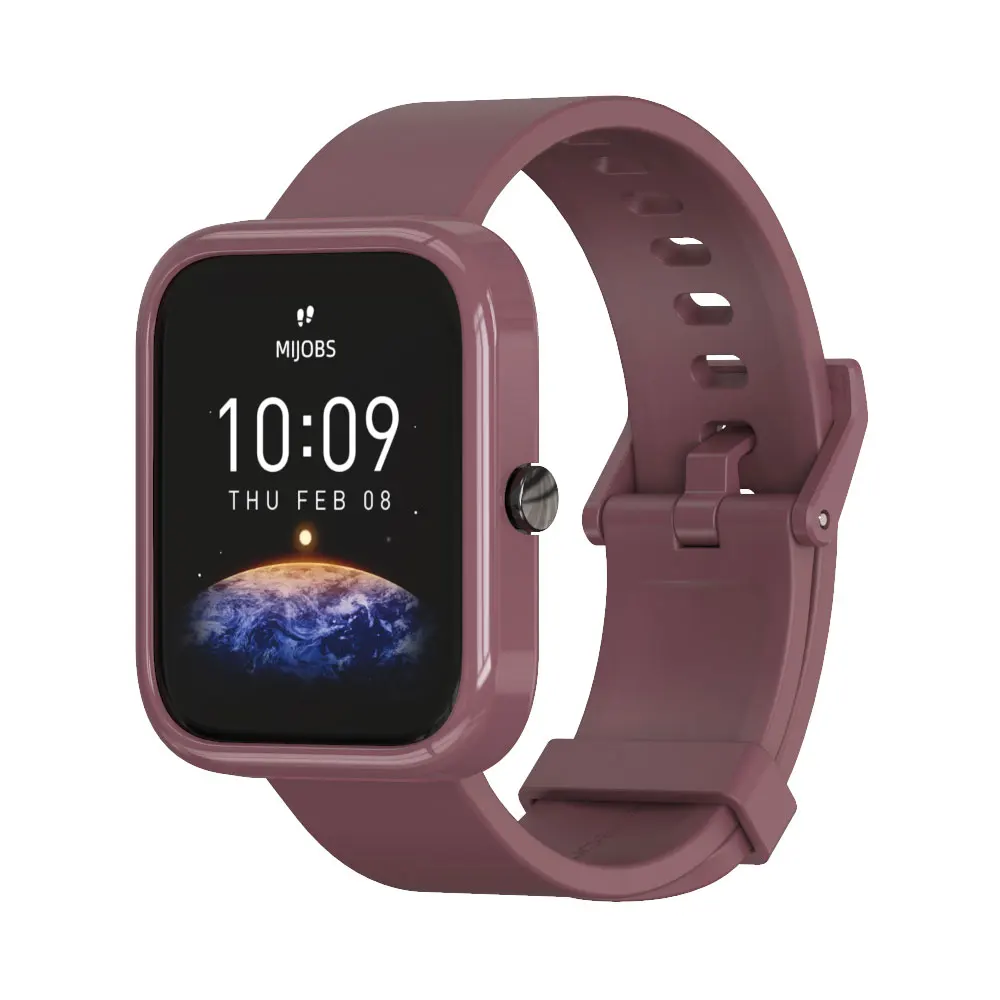 Custodia Rigida + Vetro Temperato Per Amazfit Bip 3 / Bip 3 Pro, Cover In PC Nero Protezione 360°