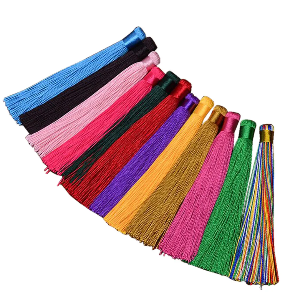 12Pcs 중국어 매듭 태슬 실키 수제 경량 장식 화환 파티 홈 DIY 공예 장식에 적합