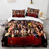 Wrestling Game WWE EAW Bedding Set Duvet Cover Bedroom Comforter Covers Single Twin King ​Size Quilt Cover Home Textile 2/3PCS 1