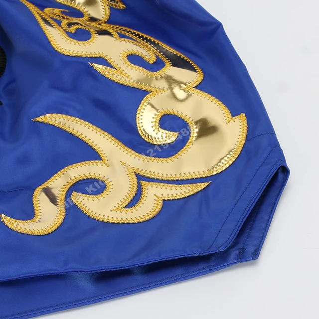 Muay Thai Shorts 2025 Thai Boxing Shorts Women Men Child Embroidery Kickboxing Training Pants Sanda Martial Arts Fight Equipment