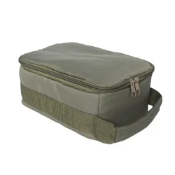 Bolso de mano portátil con múltiples compartimentos para exteriores, bolsa de mano para pesca, carrete, gancho de señuelo, bolsas de almacenamiento