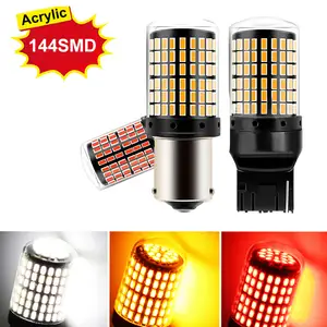 1156 BA15S P21W 144-SMD 3014 LED Bulbs with Projector, Xenon White –  Autolizer
