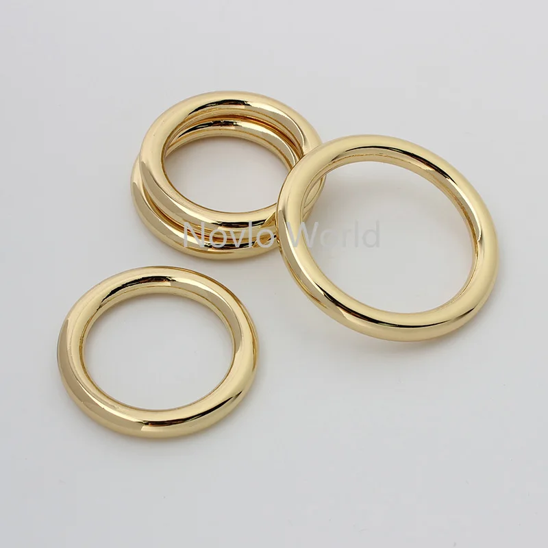 10-50 조각 3 색 30mm 38mm 6.0mm 두꺼운 합금 O 링 애완 동물의 스트랩 커넥터 버클 용접 반지 가방 액세서리