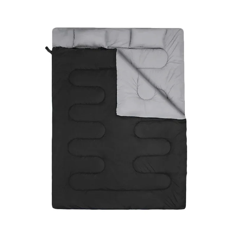 2-person sleeping bag,Spliceable sleeping bag,Heated Sleeping Bag for Adults,Portable Sleeping Bag,for All Season Camping 5