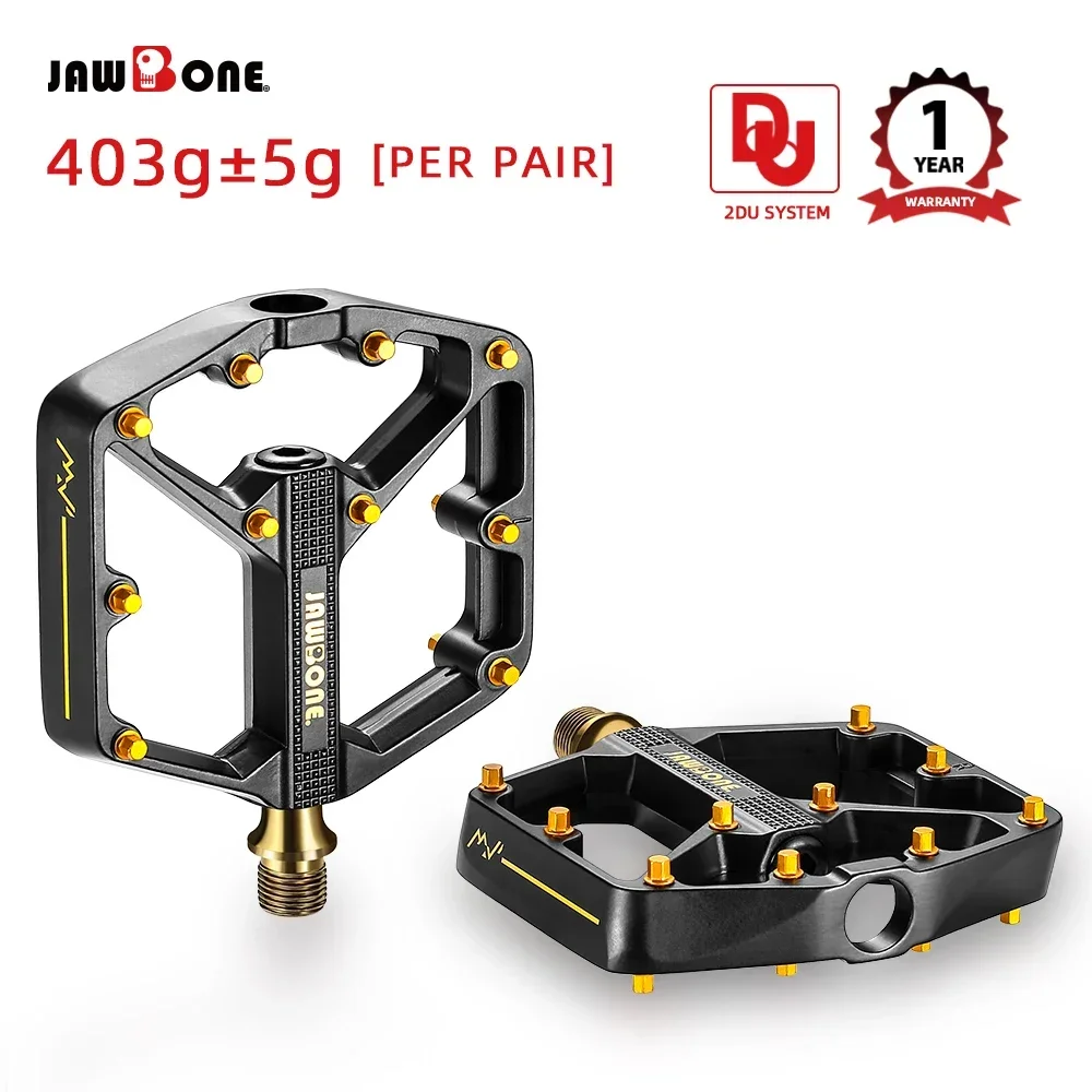 

Jawbone MTB Bike Pedals Flat Pedals Aluminum 9/16" Sealed Bearing Lightweight Mountains Bicycle Pedals Cycling Accessories