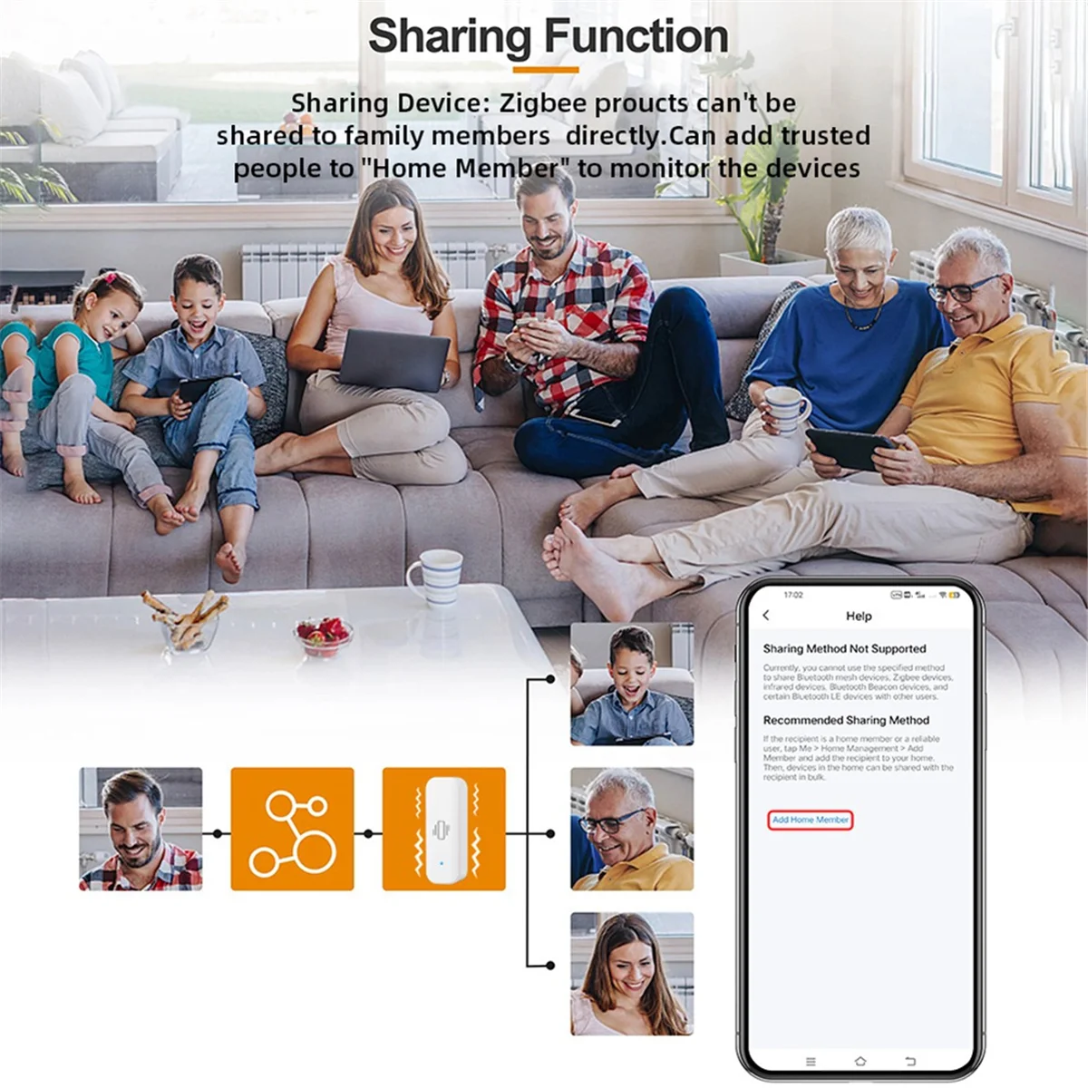 HFIL_Tuya Smart Vibration Sensor ZigBee Tuya Sensor Monitor App Control Security Protection Zigbee Motion Shock Alarm