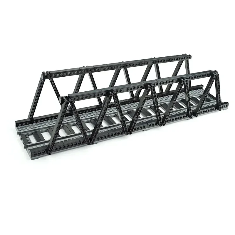 City Train Rail Tracks and Railway Building Block Set - Creative DIY Brick Toys