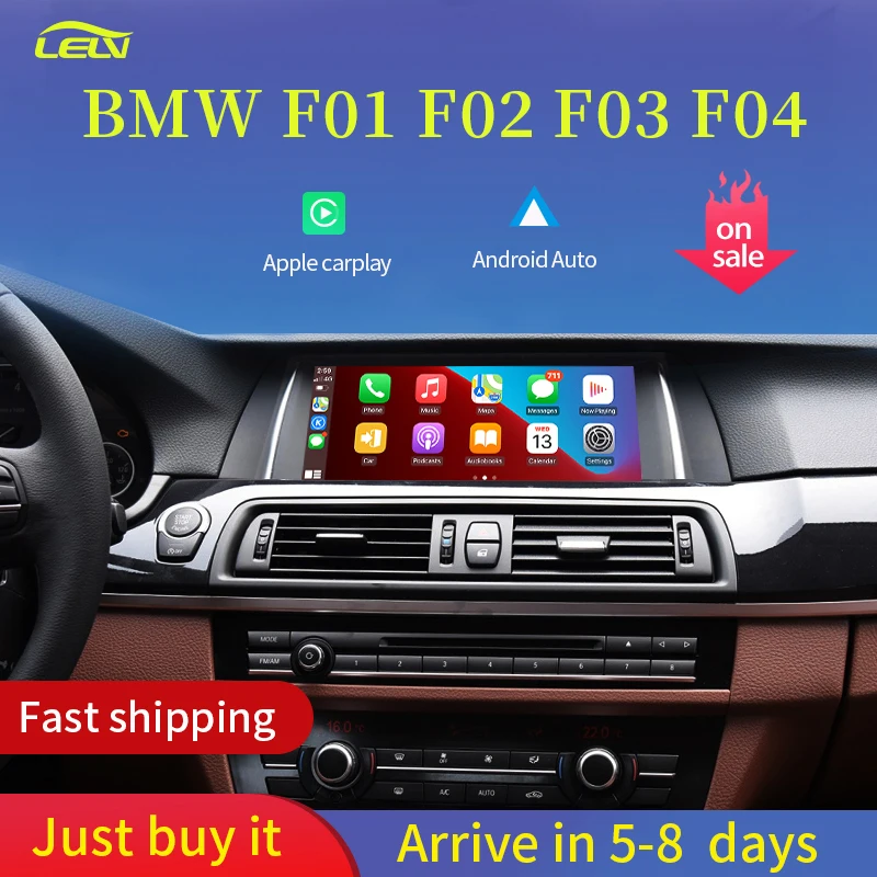 Автомобильный мультимедийный проигрыватель Carplay на Android 6 ГБ 128 для BMW серий 7 F01 F02