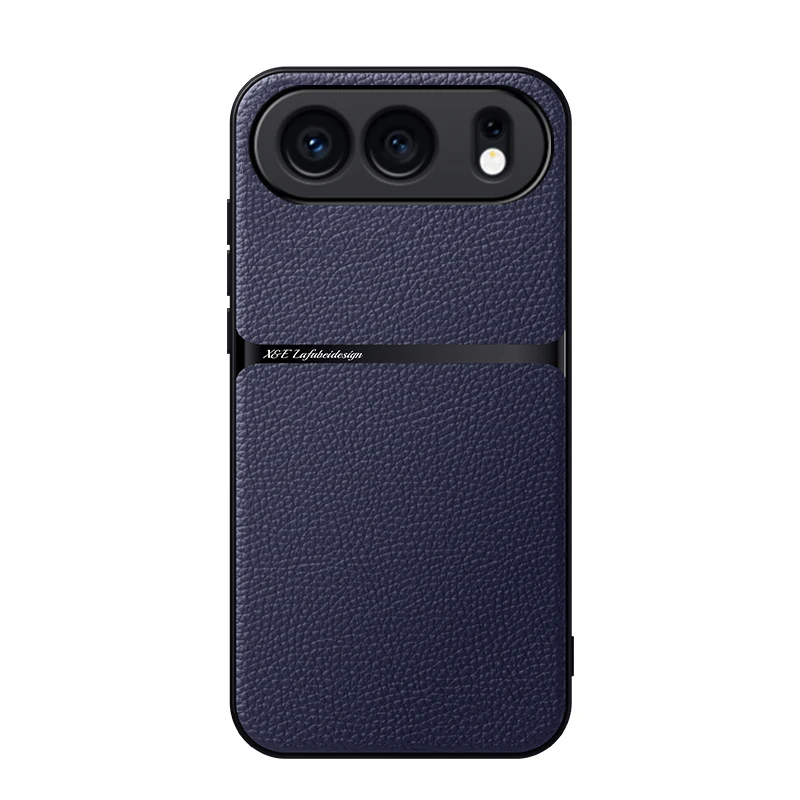 Frosted Leather Texture Magnetic Protection Bumper Case
