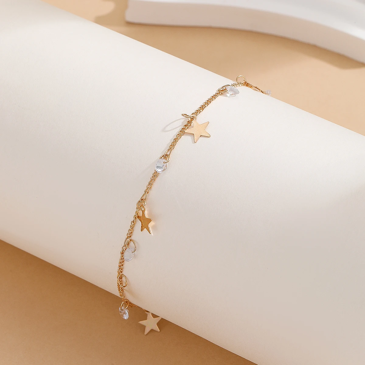 Zircon Star Anklets For Women Girls Summer Beach Foot Jewelry Fashion Birthday Party Gift ankle chains cubic zirconia anklet fashion accessories