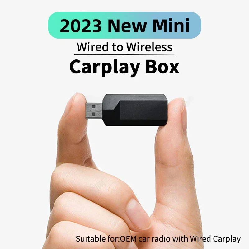 2023 Nuovo Adattatore Carplay Cablato A Wireless Usb Plug And Play Wireless Apple Carplay Dongle Smart Box Per Connessione Rapida Iphone